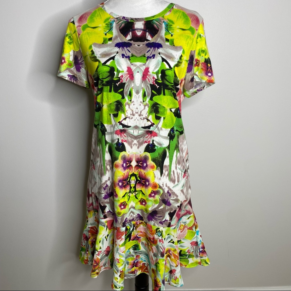 Prabel Gurung for Target vibrant colorful dress size medium